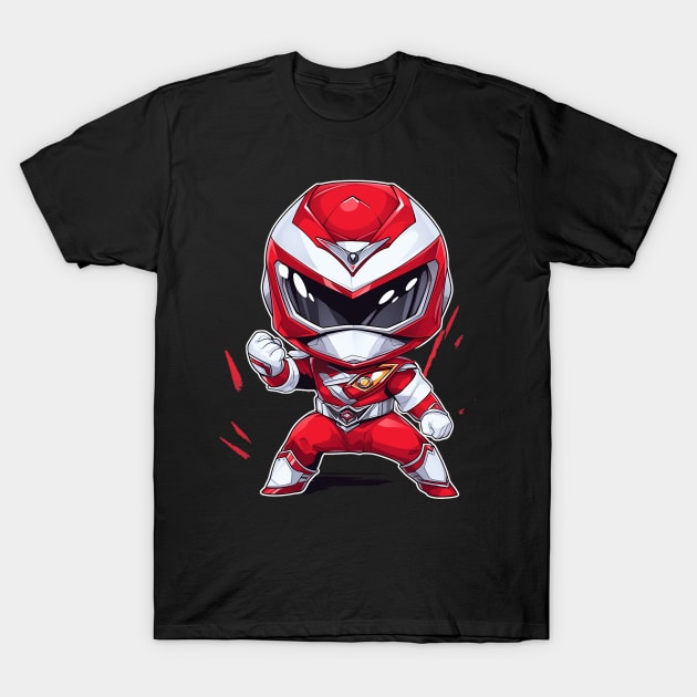 red ranger T-Shirt by skatermoment